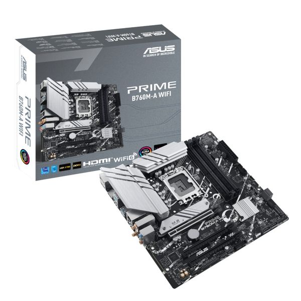 ASUS PRIME B760M-A WIFI Intel LGA1700 mATX Motherboard