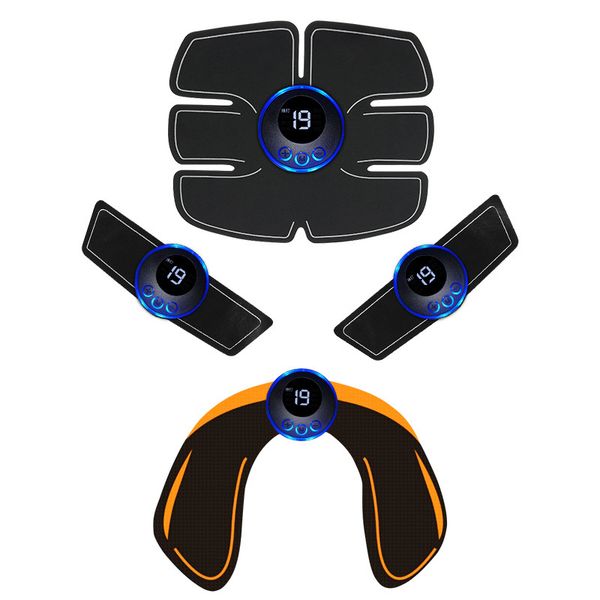 4-in-1 EMS Toning Belt Kit - Abs/Butt/Leg Muscle Stimulator Trainer