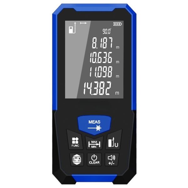 High Precision Laser Distance Meter 50m Digital Area Volume Rangefinder