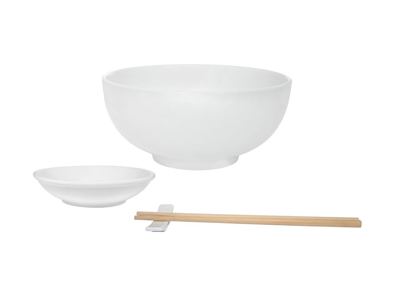 Maxwell and Williams White Basics Rice Bowl Set - 16-piece