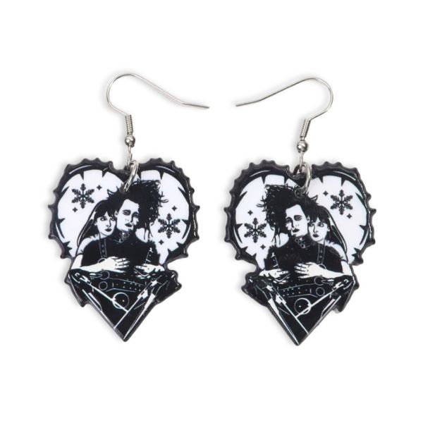 Goth/Punk/Emo Tim Burton's Edward Scissorhands Earring Pair - Gift Idea