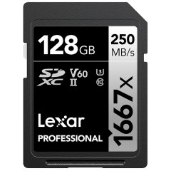 Lexar SD Silver 1667x UHS-II 128GB