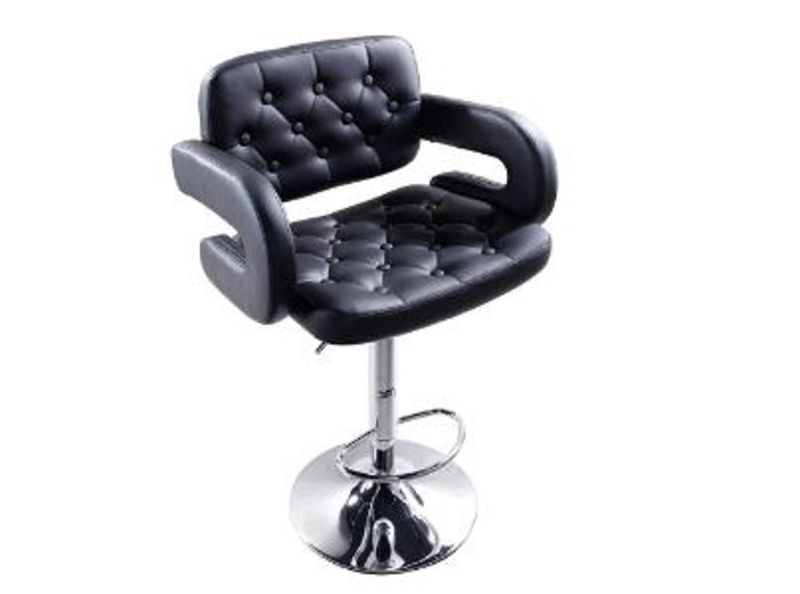 Faux Leather Luxury Barstool with armrests