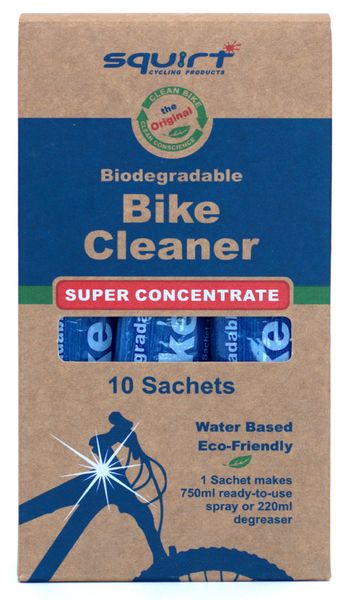 Squirt Bike Wash 10 x 20ml Super Concentrate Sachets