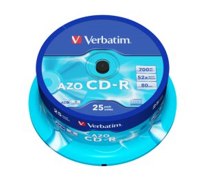 Verbatim Cd-R 52x 700mb C/Stal Azo 25sp