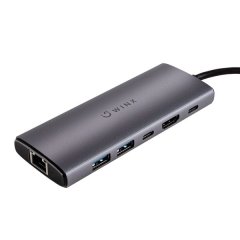 WINX CONNECT Pro 6-in-1 Type-C Hub - Silver
