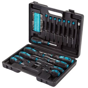 Bort - Screwdriver, Mini Screwdriver and Bits Set / DIY Tool Kit - 43 Piece