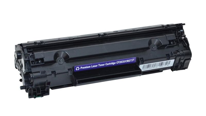 HP 83X / CF283X / Canon 737 High Yield Black Toner Cartridge - Compatible
