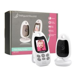 BabyWombWorld 2.0" Video Baby Monitor with Audio and Night Vision