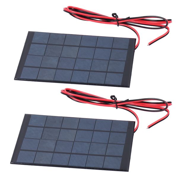 Solar Power Module 6V 2W Epoxy Panel with 100cm Cable