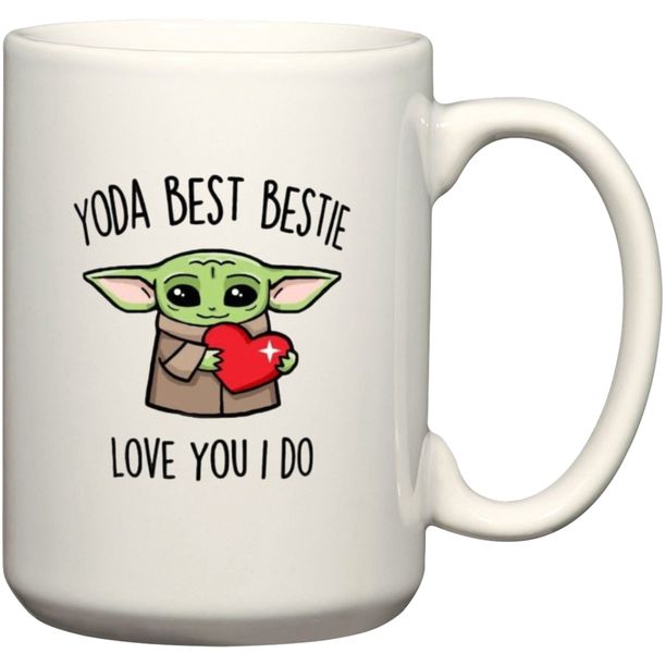 Yoda Best Bestie Love You I Do Gift Coffee Mug
