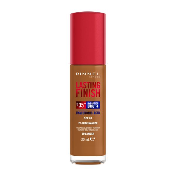 Rimmel London Lasting Finish 35 Hour, 504 Amber, Foundation 30ml