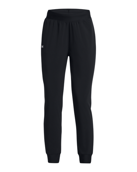 Under Armour Women's Rival High-Rise Woven Pants - Black/White