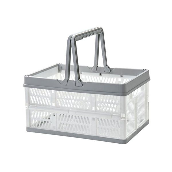 All-Purpose Collapsible Shopping Storage Container Basket With Handle