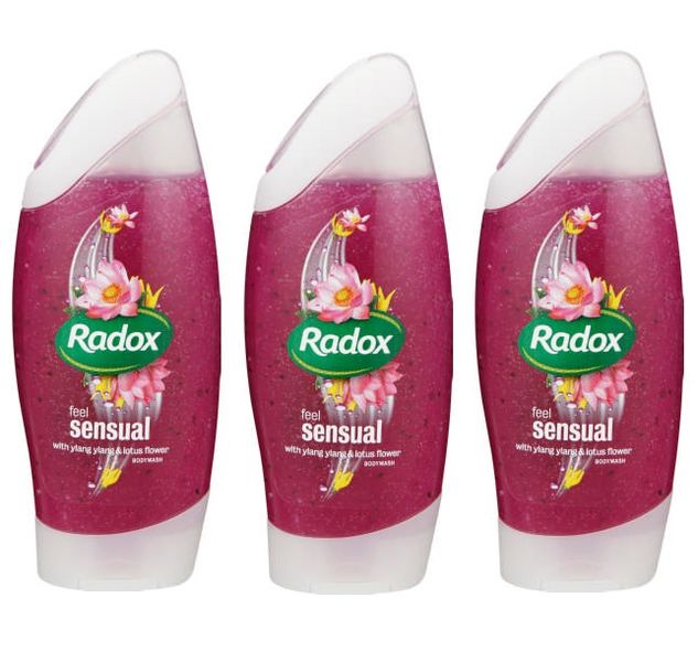 Radox - Feel Sensual Shower Gel / Body Wash (3 x 750ml)