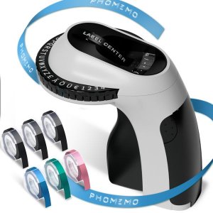 Phomemo Retro Embossing Label Maker - 3D Waterproof Embosser with 6 Rolls