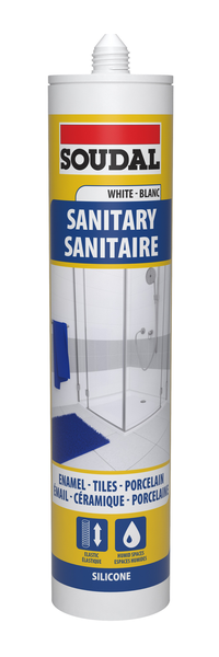 Soudal 270ML Sanitary Silicone Clear