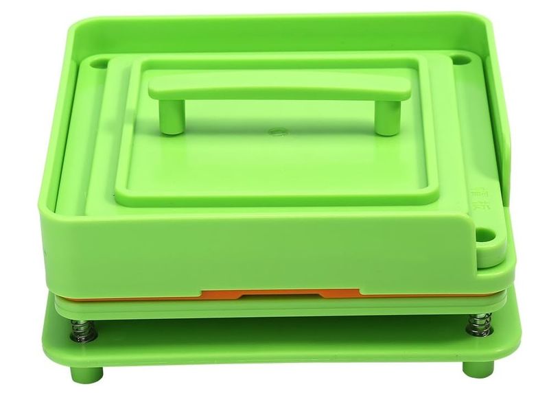 100 Holes Pharmaceutical Capsule Pill Filling Machine - Size 0 -Light Green