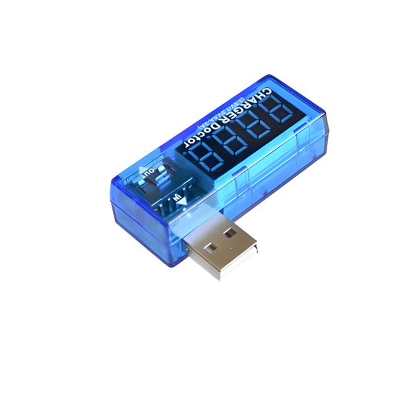 HKD USB Power Voltage Current Tester 3.5-7V 0-3A Transparent LCD Meter