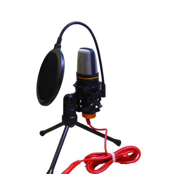 Condenser Microphone with Pop Shield