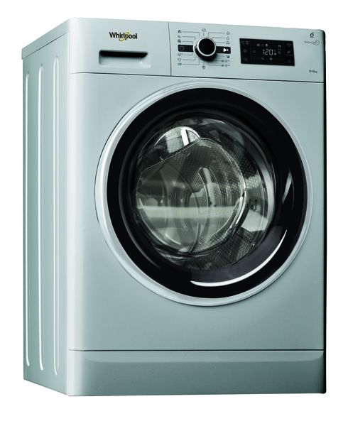 Whirlpool FWDG96148SBS ZA Freestanding Washer Dryer 9kg Silver