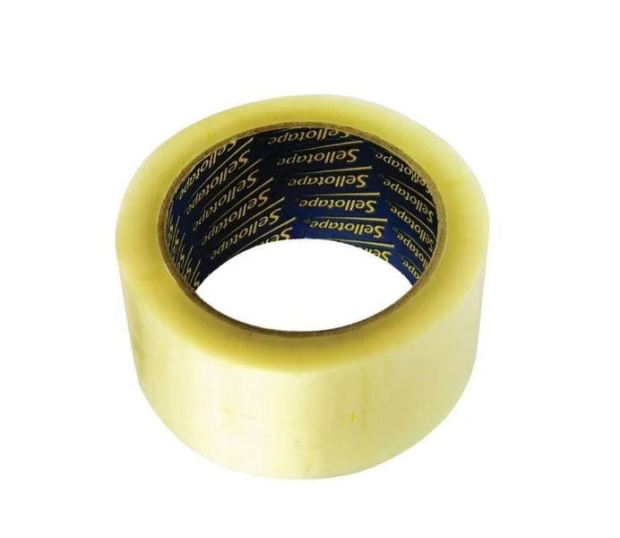 Sellotape - Clear Adhesive Tape Roll (48mm x 66m)