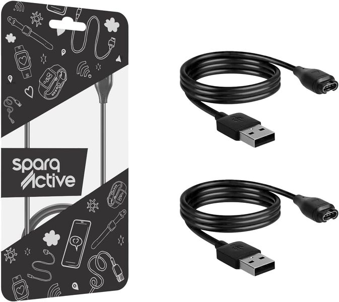 2 Pack - Replacement Charger for Garmin Fenix 5 6 / Vivoactive 3 / Instinct