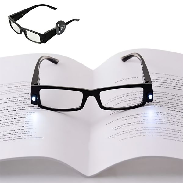 Bulk Pack X 3 Reading Glass With Led Light Strength:2.5