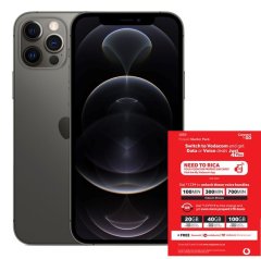 Apple iPhone 12 Pro Max 128GB - Graphite(GAN) + Vodacom Sim Card Pack