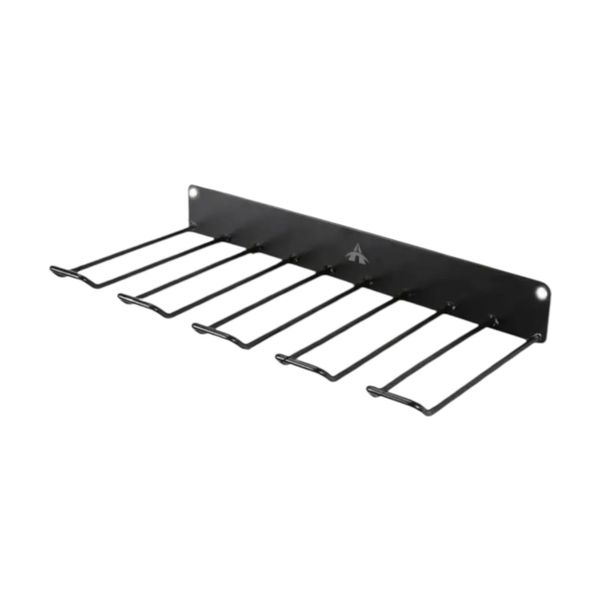 Wall-Mounted Metal Rack - Holds Up to 4 Dumbbells or Power Tools