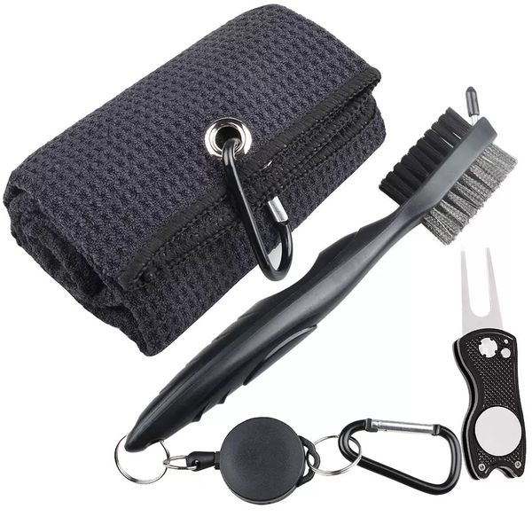 3-in-1 Golf Cleaning Kit, Golf Accessories Set