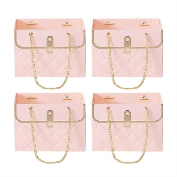 16Pcs Flower Box Rose Packaging Box Wrapping Paper Bag Gift Box A