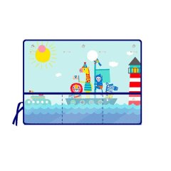 Car Window Curtain Sun Shades with Storage Pockets