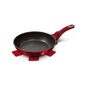 Berlinger Haus 20cm Marble Coating Fry Pan - Burgundy Metallic Line