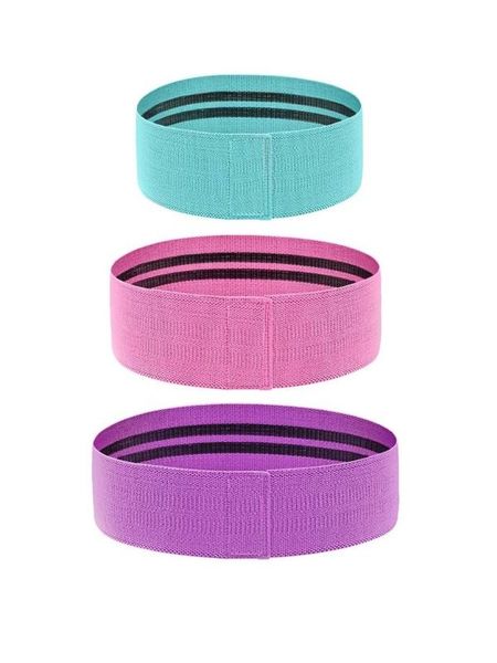 Feilidun Sports - Set of 3 Hip Resistance Bands for Thighs, Legs and Butt