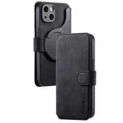 compatible with iPhone 16 Series MagSafe Case Black Wallet Shockproof -16/+