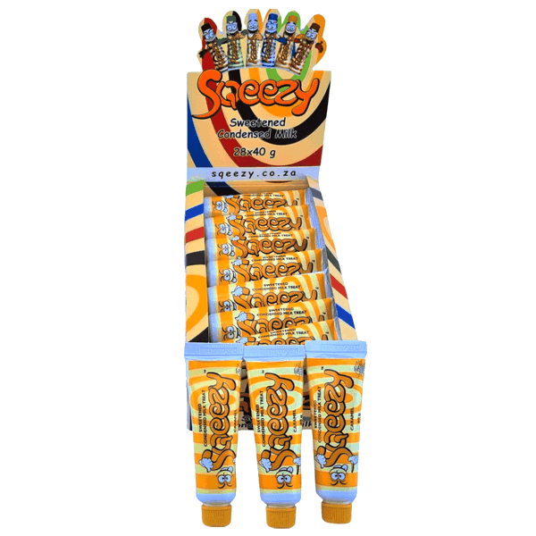 40g Real Caramel Condensed Milk Treats in Tubes - 28 Units