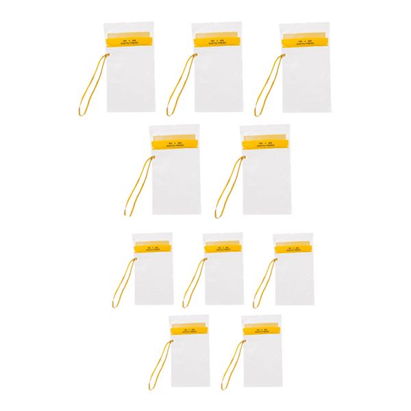 Navstar Splash Proof Phone Tablet Document Zipper Pouch - Set of 10 Combo