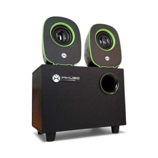 Mikuso Hifi 2.1 Subwoofer Multimedia wired Laptop PC Speaker XS-030