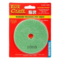 Tork Craft - 100mm Diamond Wet Polishing Pad Dark Green