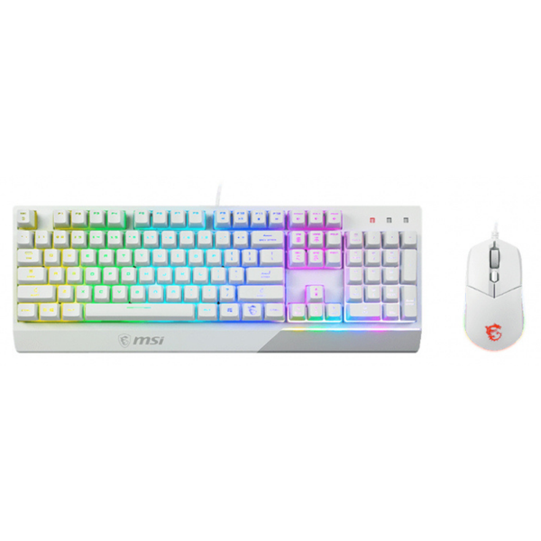 MSI Vigor GK30 Gaming Keyboard &amp; Mouse Combo White