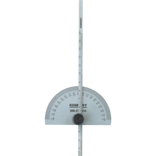 Kennedy 6Inch150Mm Protractor Typedepth Gauge