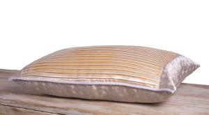 Satin Dark Feather Cushion