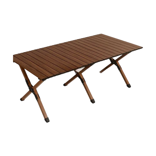 Outdoor Portable Egg Roll Folding Picnic Table For Camping