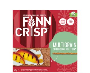 Finn Crisp Multigrain Sourdough Rye Thins 175g (Box of 9)