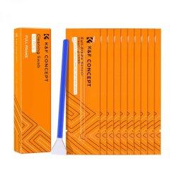 K&amp;F Pack of 10 X 24mm Sensor Cleaning Swabs for Full Frame DSLR/Mirrorless