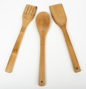 Bamboo Kitchen Tools - 3 Piece Landle
