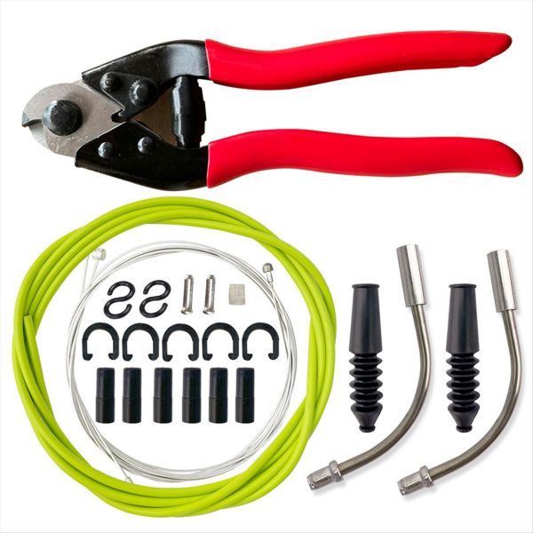 Light Yellow Universal Bike Shift Cable Housing Kit