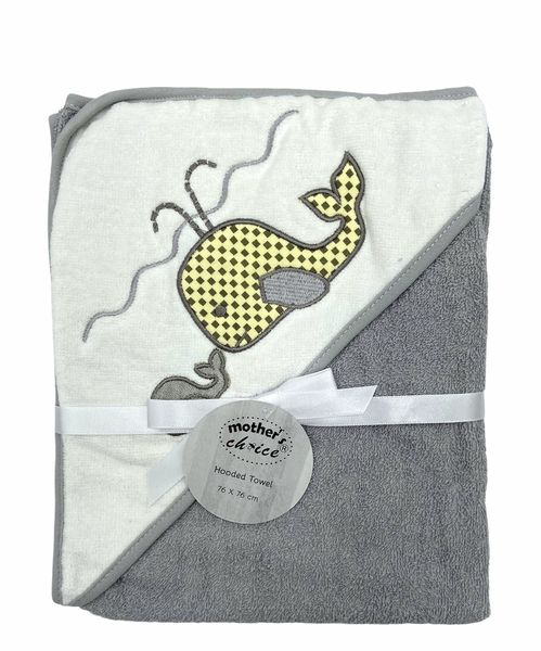Baby Hooded Towel - Whale