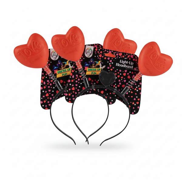 Dress Up Heart Light Headband - 2 Pack